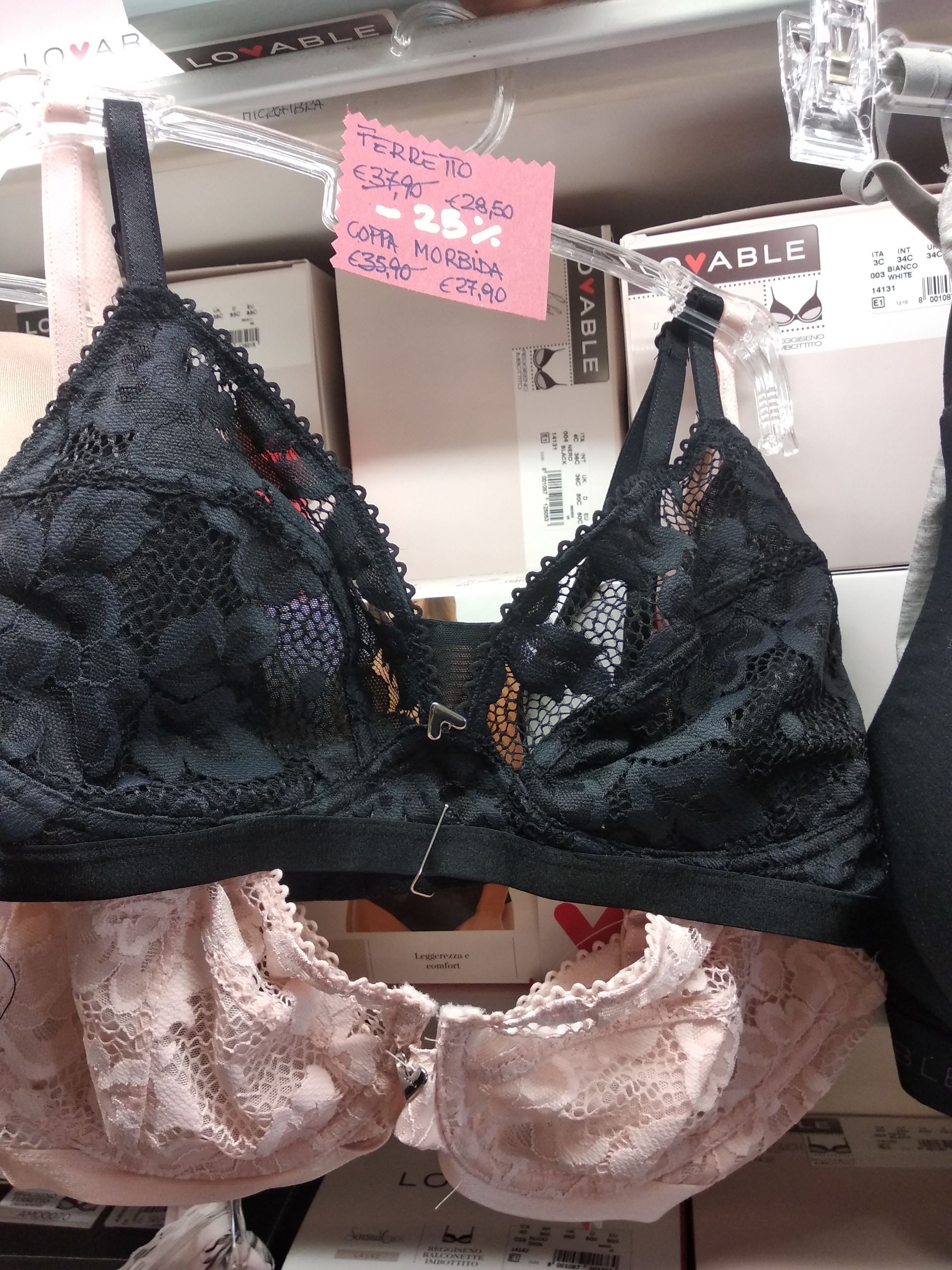 reggiseni in pizzo