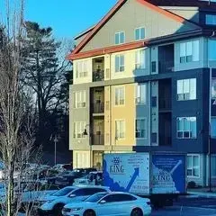 Man and woman tracking up things for moving services
