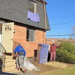 King Affordable Movers' crew while in their moving service.