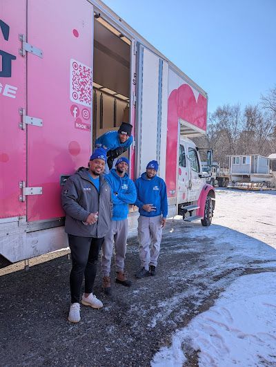 Team already unloaded truck