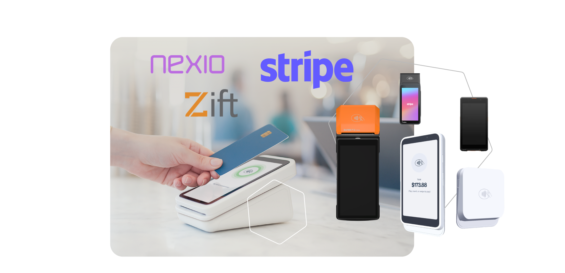 A person is using a credit card to pay for a purchase.