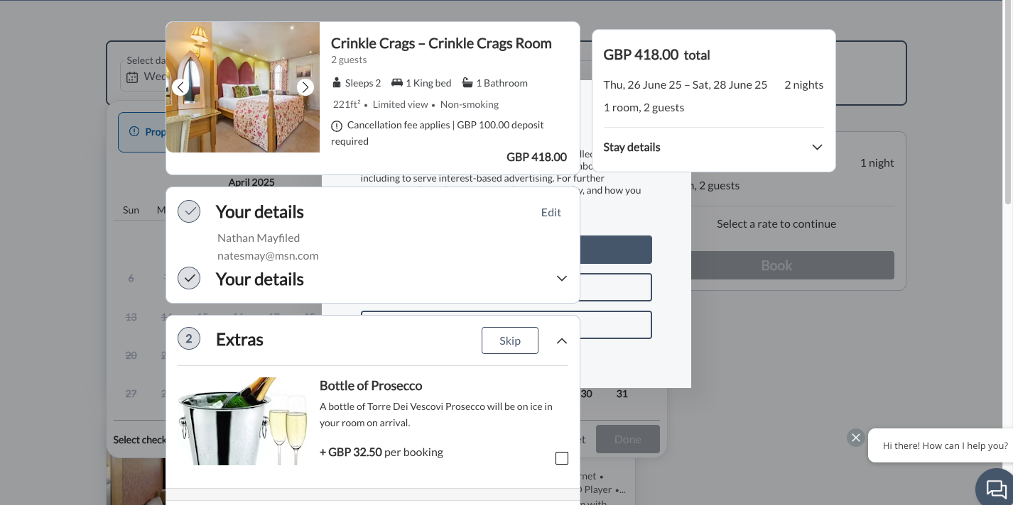 A screenshot of a website showing a bedroom with a bed.