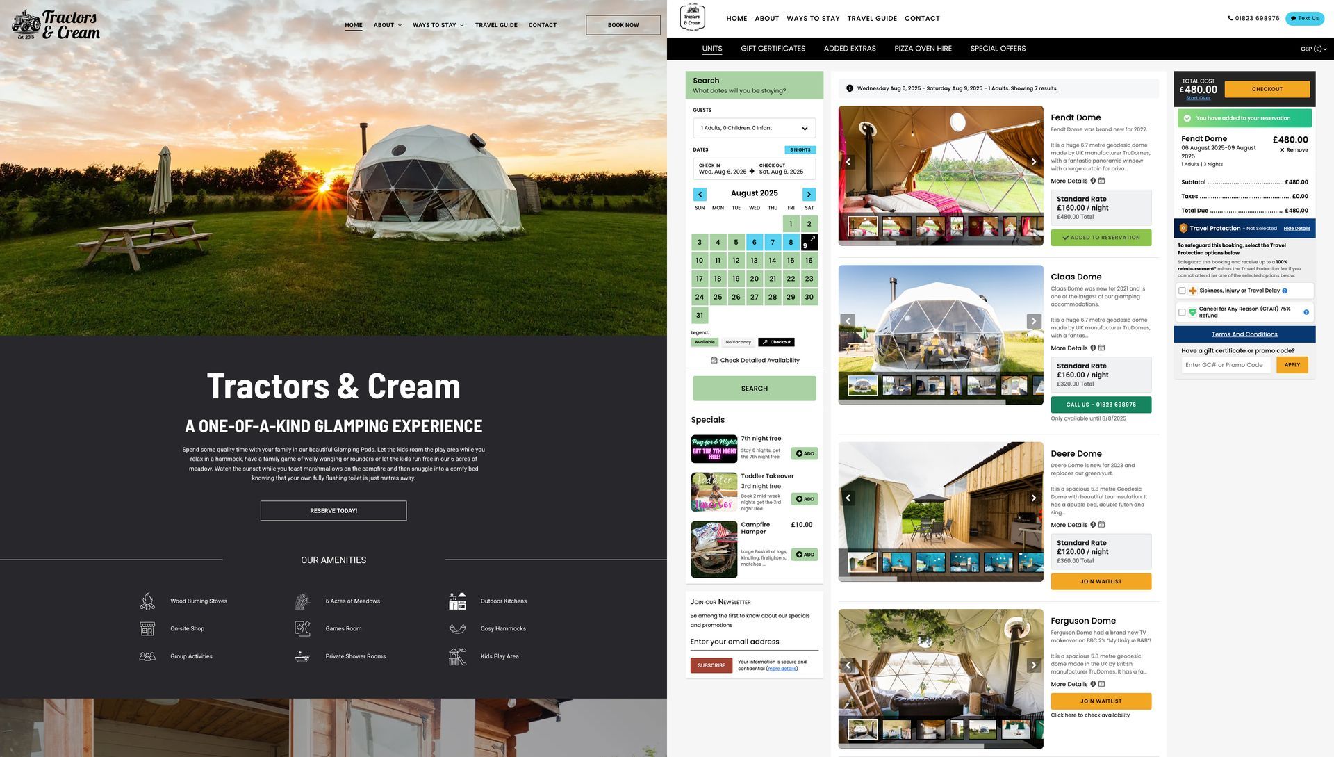 A screenshot of a hotel website showing a bedroom.