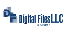 El logotipo de archivos digitales muestra una carpeta y las palabras archivos digitales.