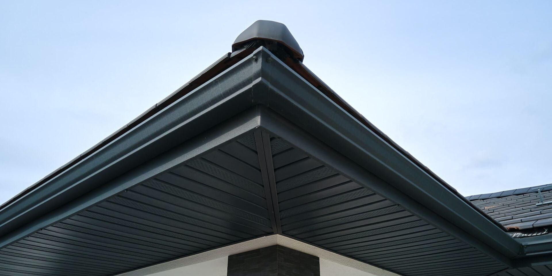 Close-up of a house roof corner — iFix Roofing Geelong In Lara, VIC