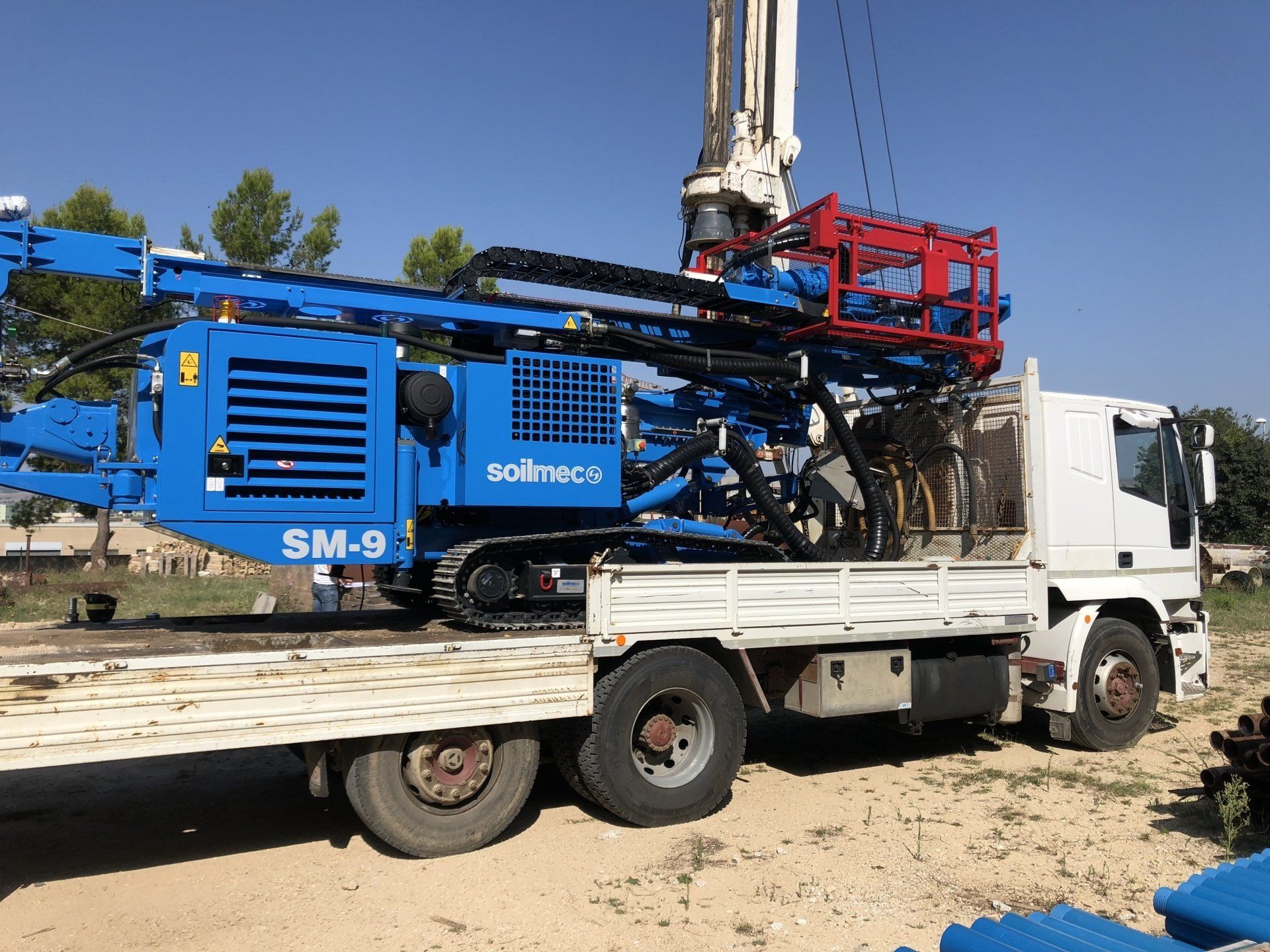 trasporto macchinari per sondaggi geognostici a Matera