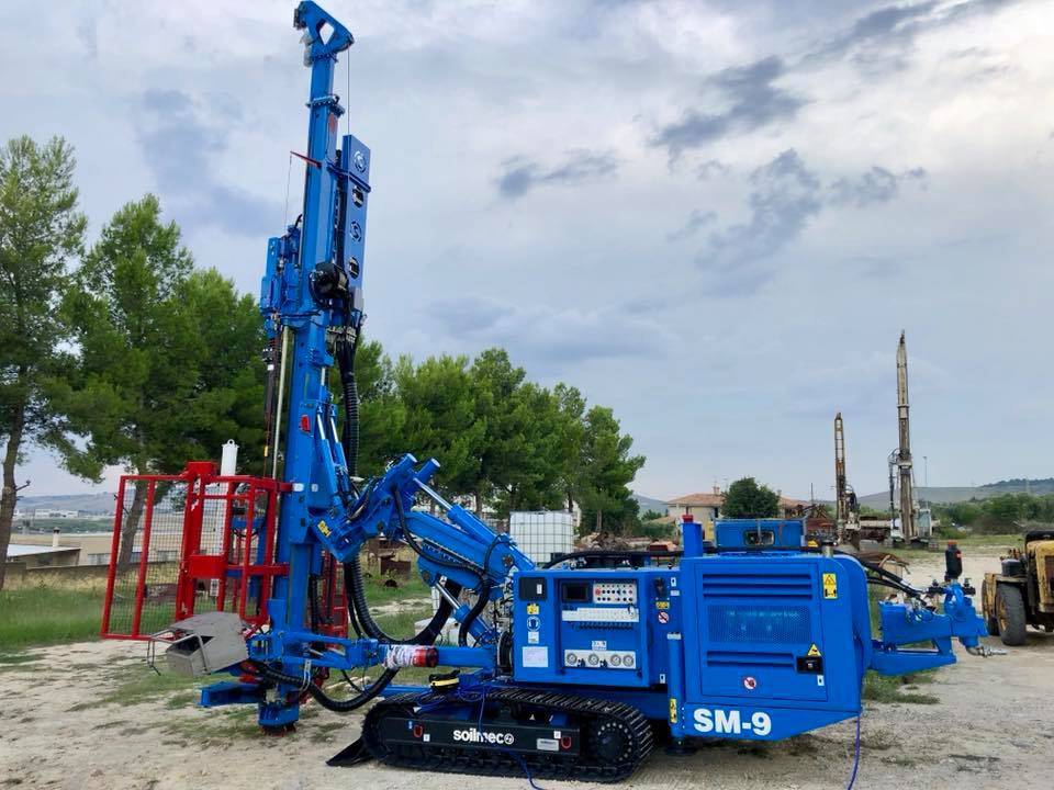 Trivella a rotazione Marca Soilmec SM 9.14 cingolata