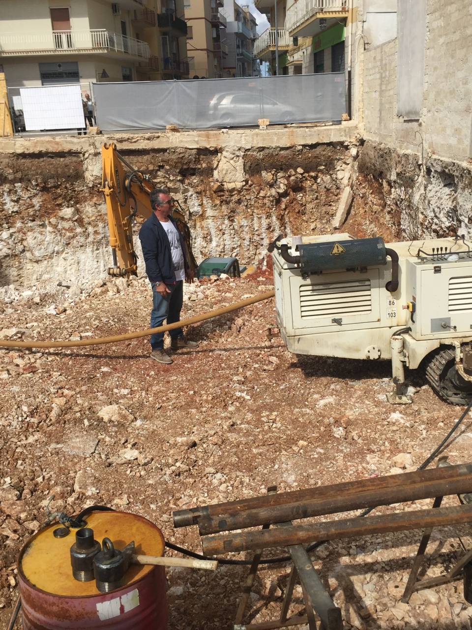 infissione di micropali