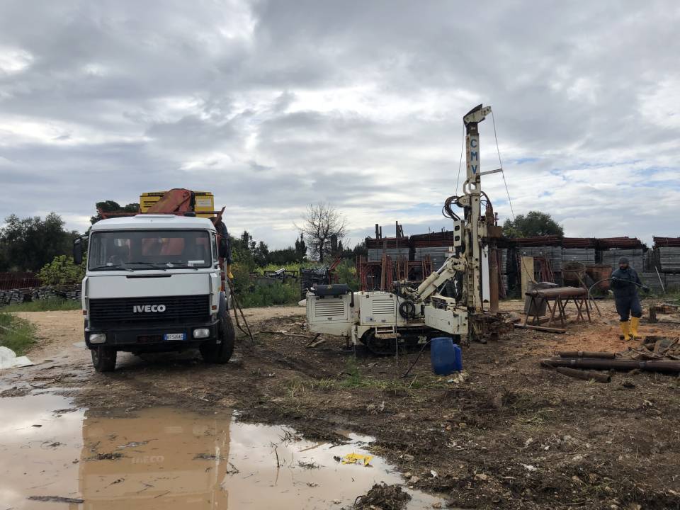 posa in opera di micropali