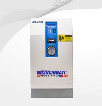 Secador de aire con la etiqueta 