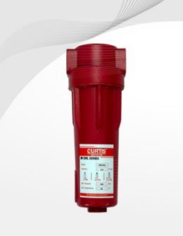 Filtro de aire Curtis rojo.