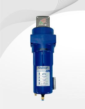 Filtro de aire Blue Quincy con manómetro.