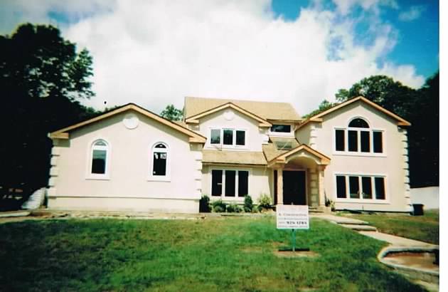 Large Home Under Construction Front