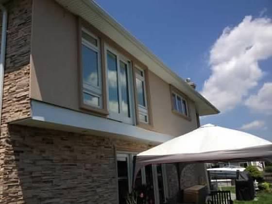 Two Story Home Rear Close Up