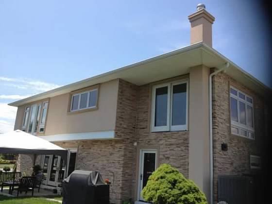 Two Story Home Rear Quarter View