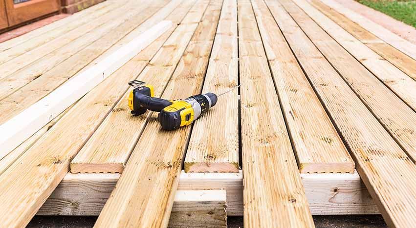 Professional deck construction