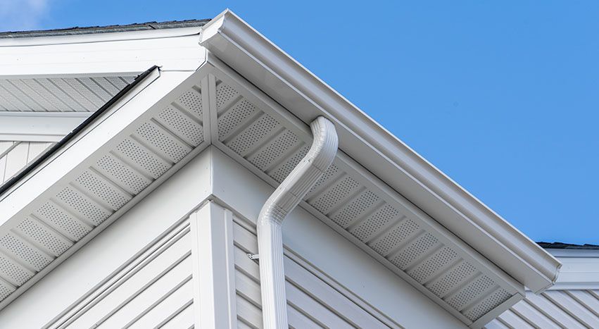 Siding and gutter