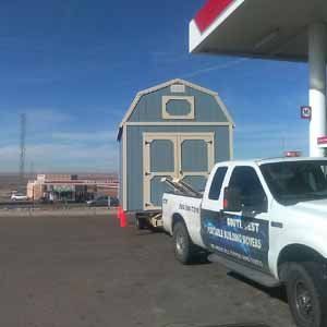 moving portable shed
