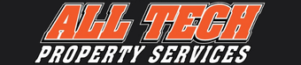 All tech property services logo on a black background