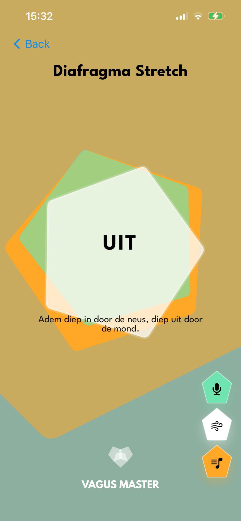 Release ademhalingsoefening