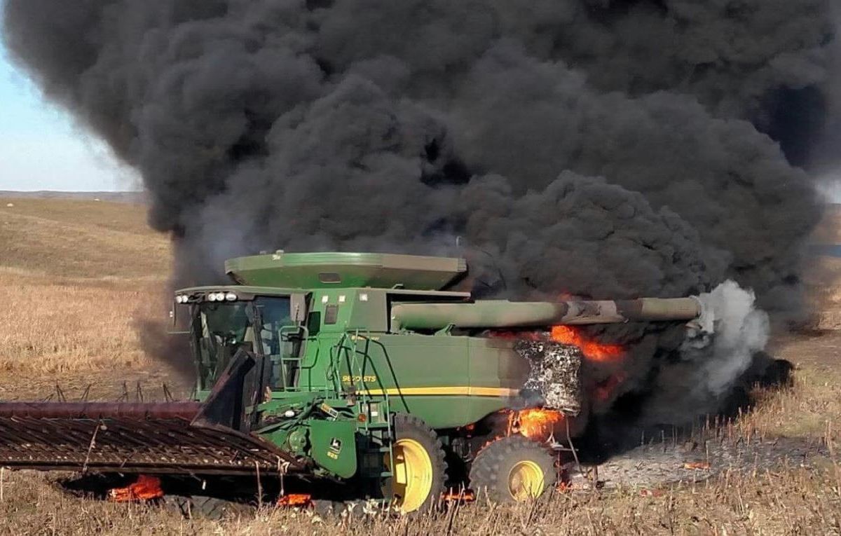 Ag equipment fire investigation
