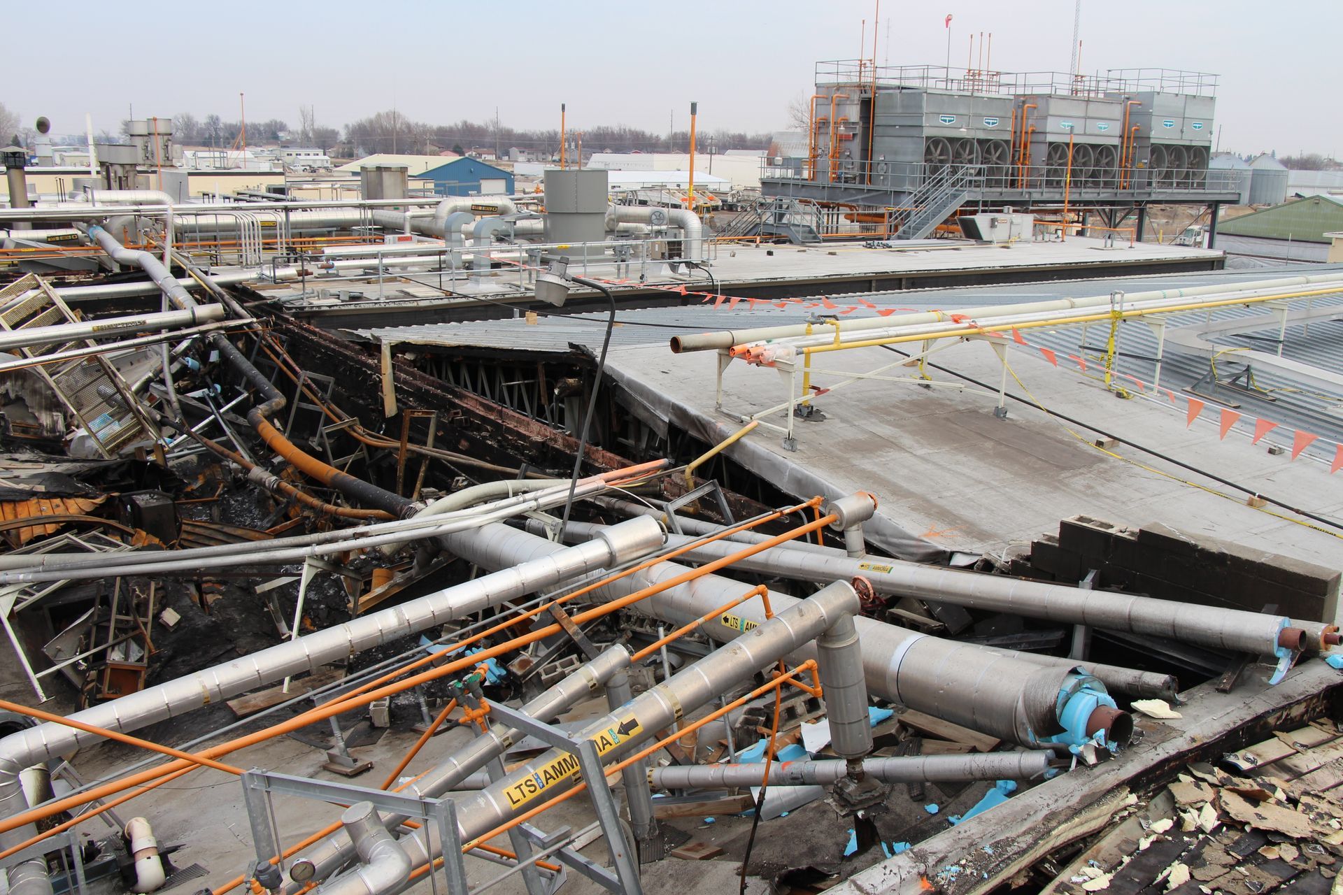 Industrial fire investigation