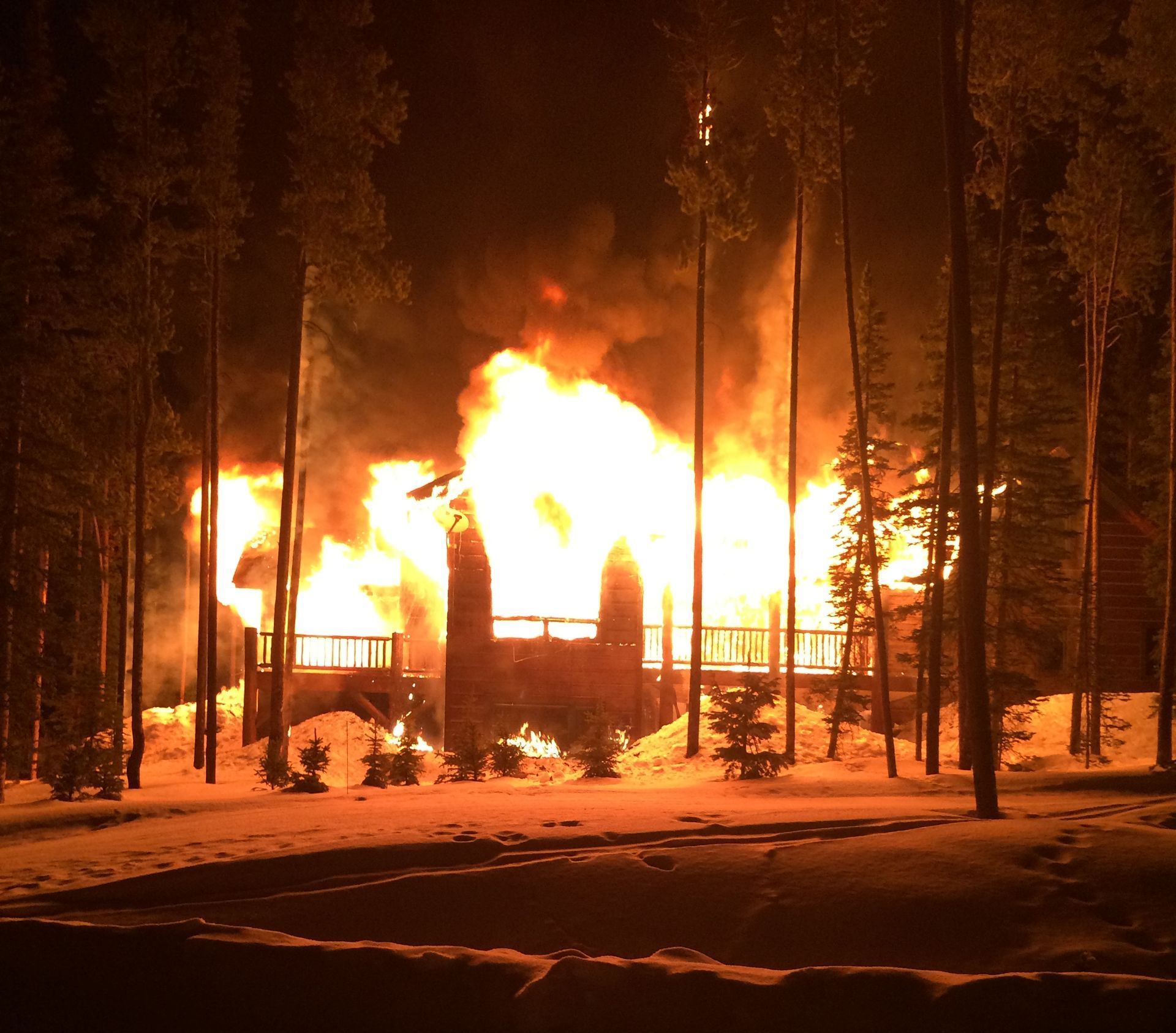 Residential fire investigation