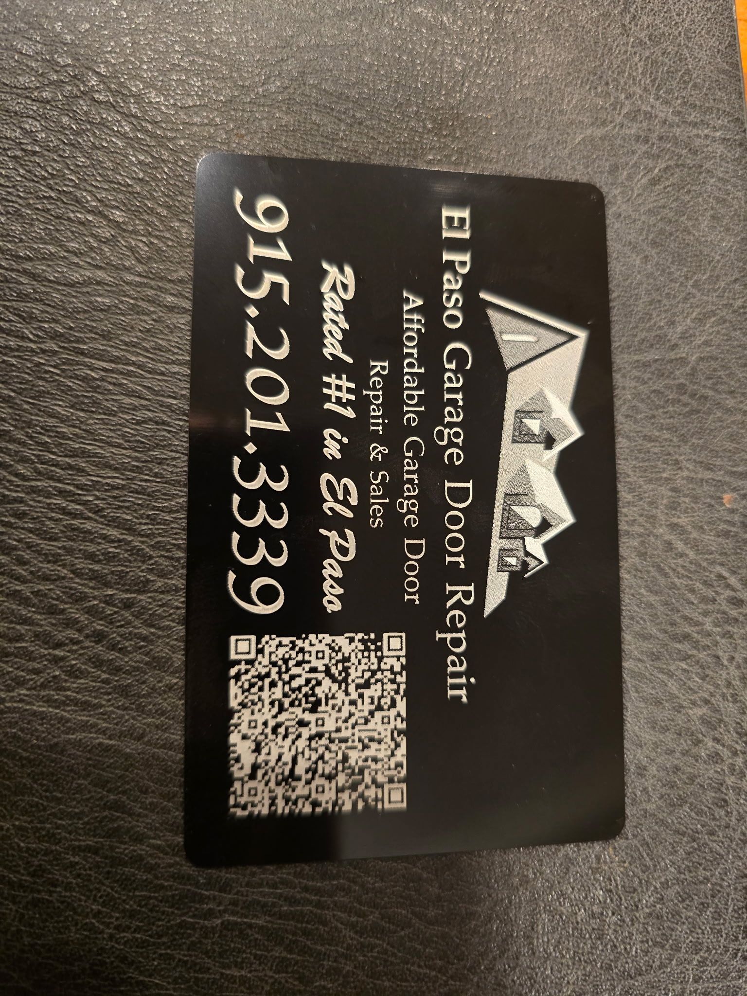 Metal Business cards.