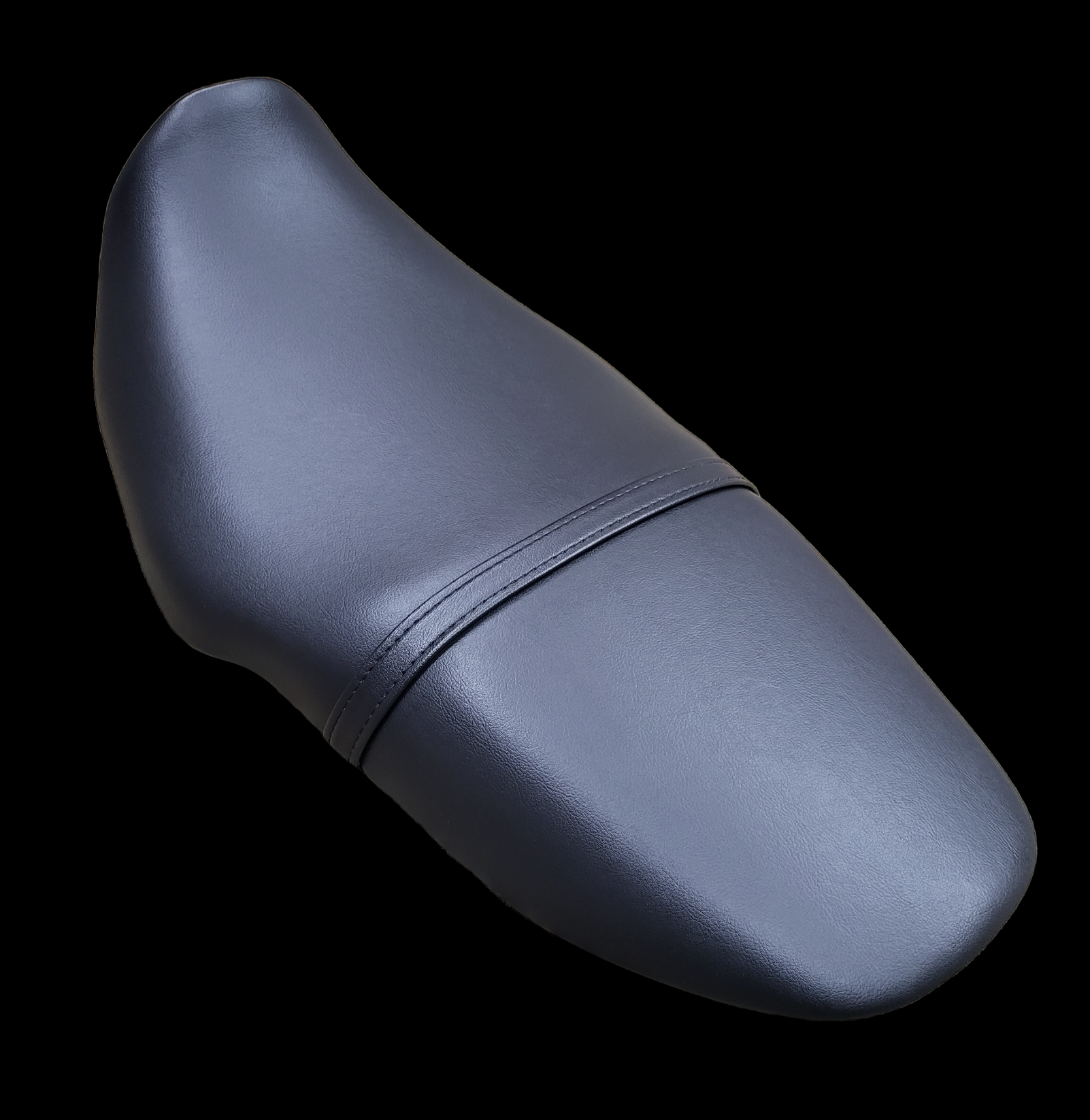 Black motorcycle seat.