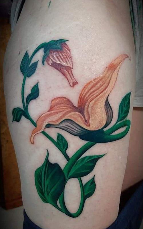 Flower Tattoo — Creative Tattoo Art in South Lismore, NSW
