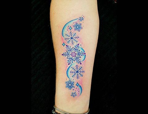 Top 100 Best Snowflake Tattoos For Women  Ice Crystal Design Ideas