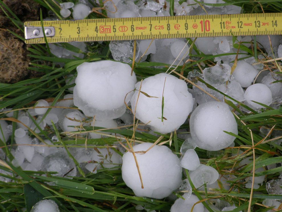 How big does hail have to be to damage your vehicle?