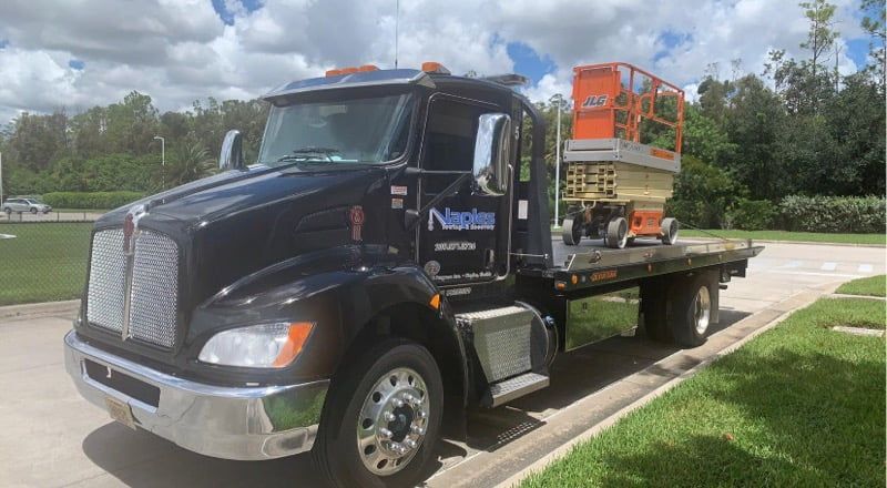 Towing a Machine | Naples Towing & Recovery