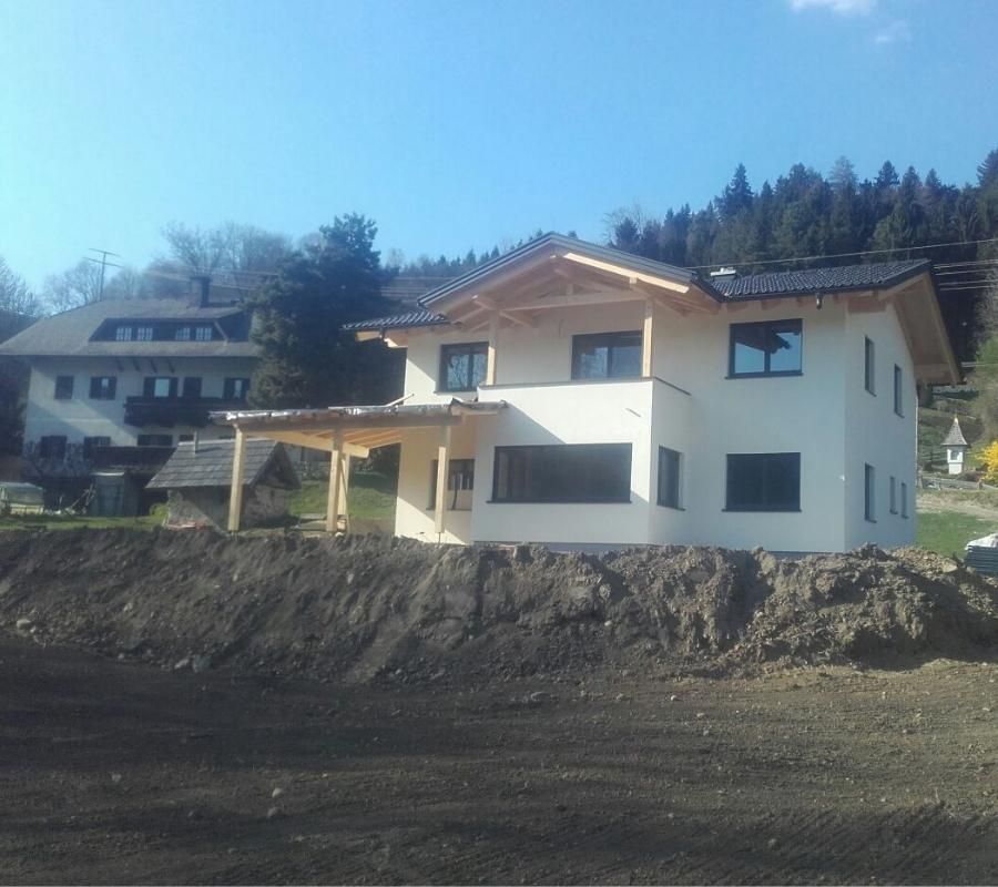 Baustelle Einfamilienhaus