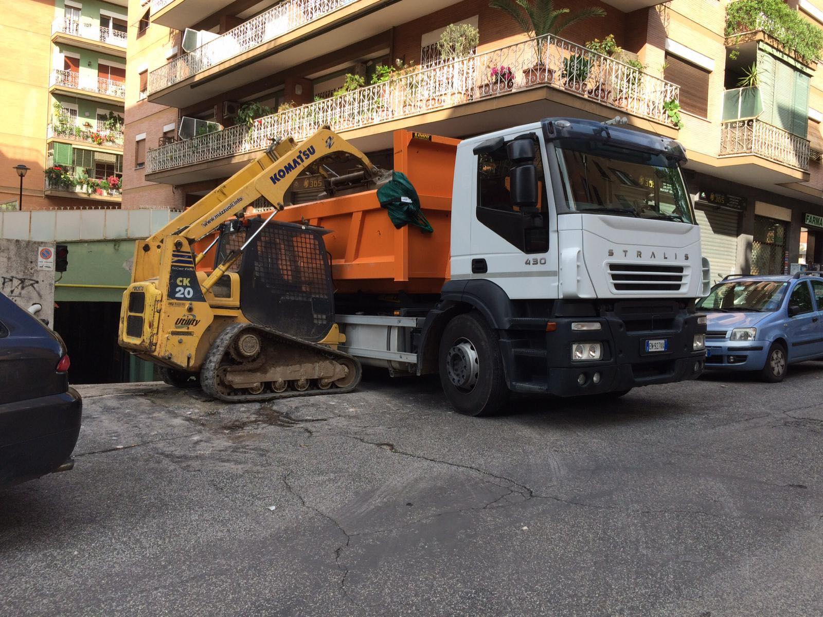 Trasporto calcinacci