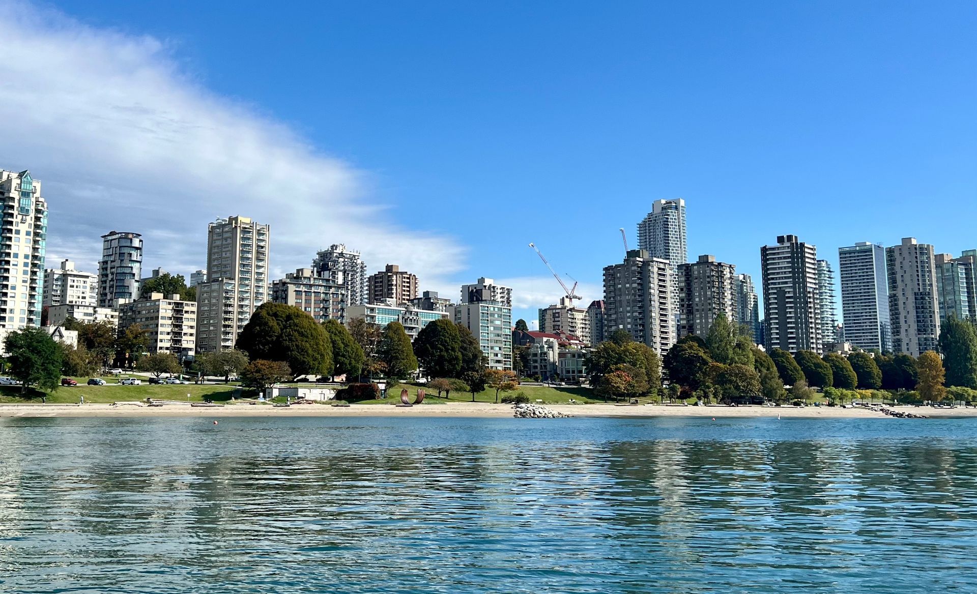 English Bay in Vancouver, BC, Canada