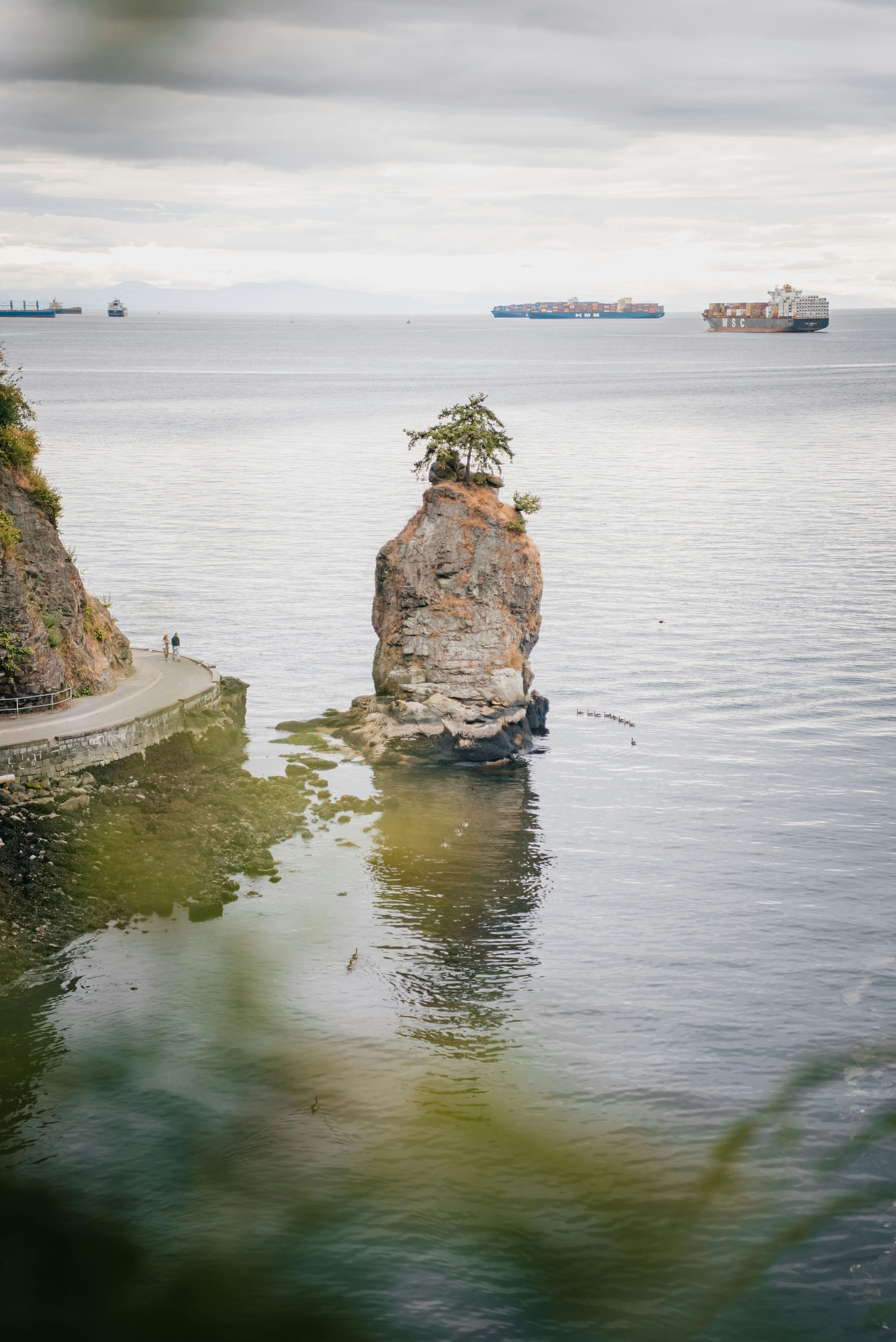 Siwash Rock in Vancouver, BC, Canada