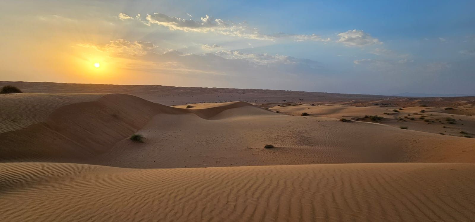 Sunset in Wahiba Sands Sharqiyah Sands Desert Oman