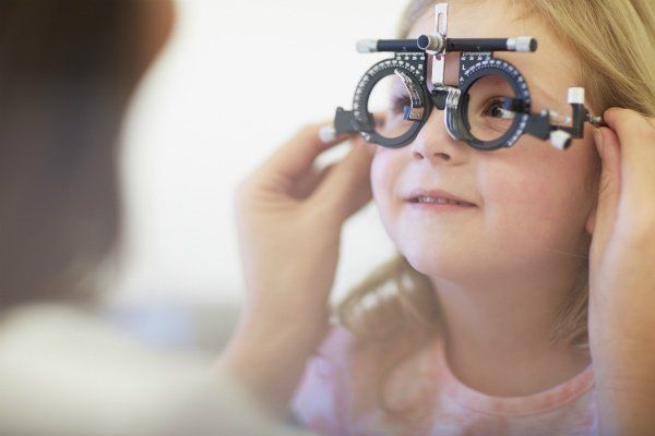 Ojos y vista saludable en niños