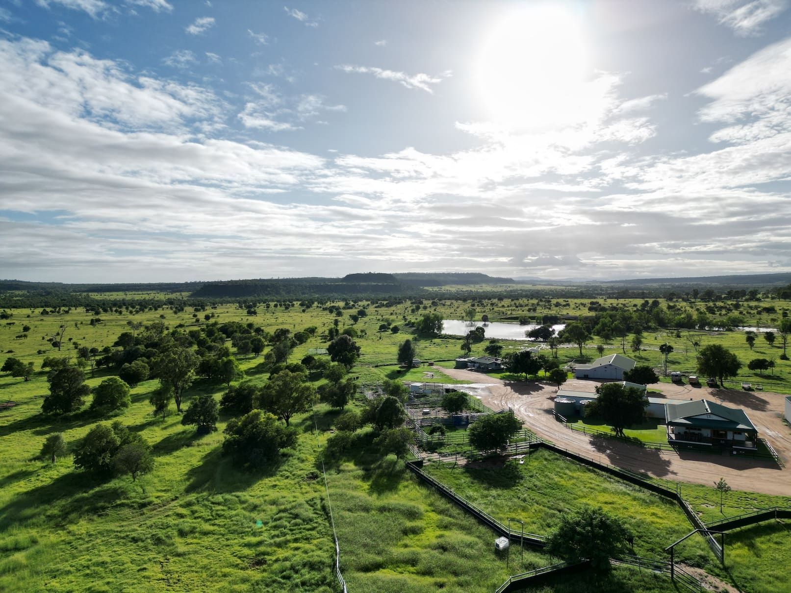 scenic photo of farm