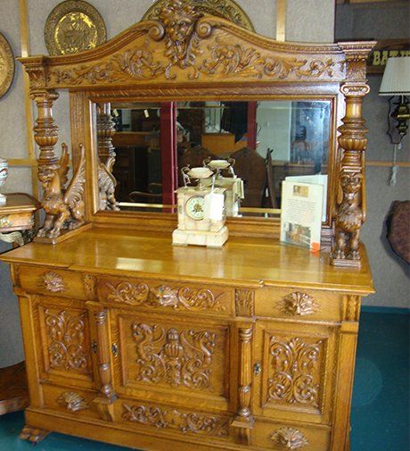 Antiques — Wood Cabinet in Santee, CA