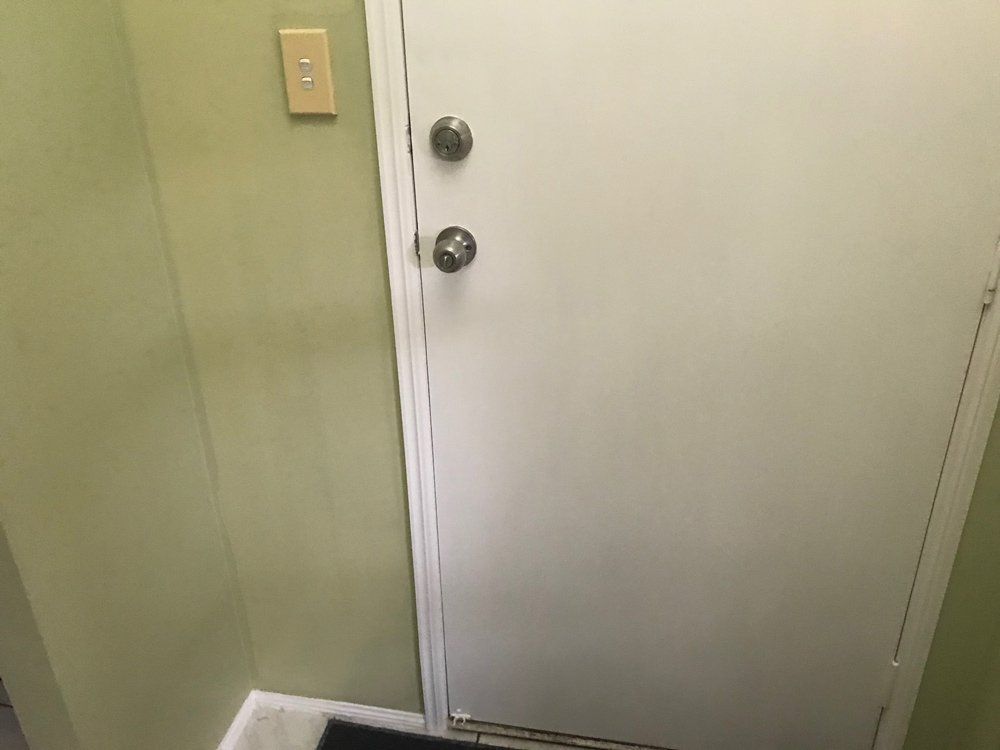 Clean Front Door With Lock After — Property Maintenance & Garden Care in Beerwah, QLD