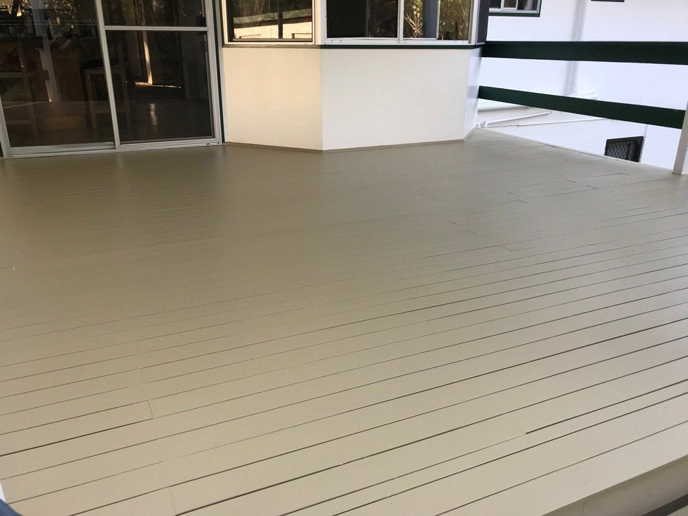 Wood Floor With Paint After — Property Maintenance & Garden Care in Beerwah, QLD