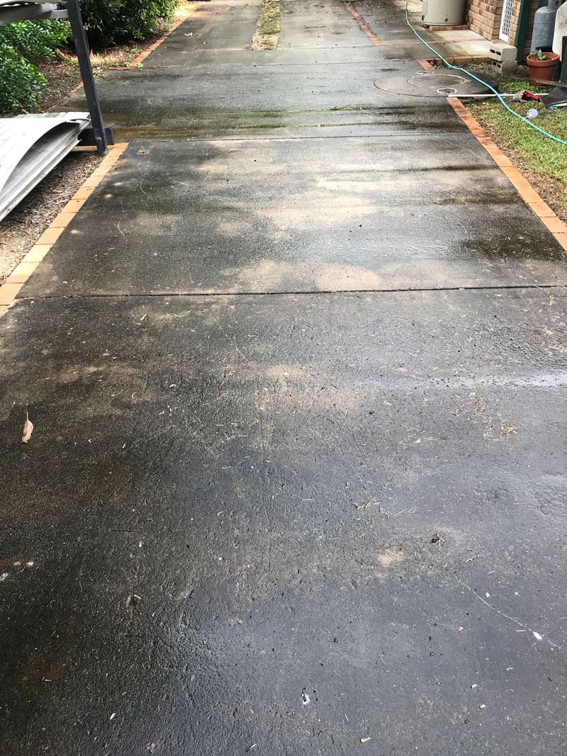 Before Driveway Clean — Property Maintenance & Garden Care in Beerwah, QLD