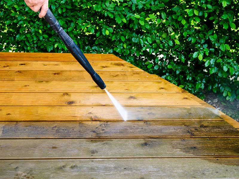 Pressure Cleaning A Deck — Property Maintenance & Garden Care in Beerwah, QLD