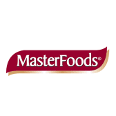 The masterfoods logo is on a white background.