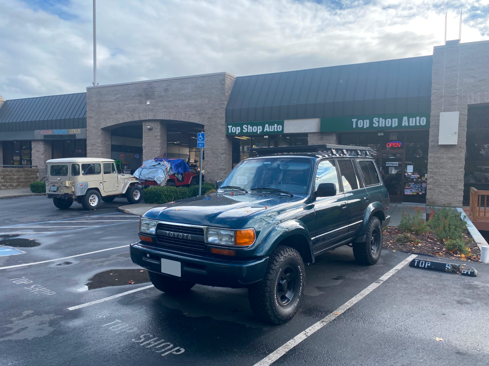 Vehicle in Front of Top Shop Auto - Walnut Creek Auto Repair