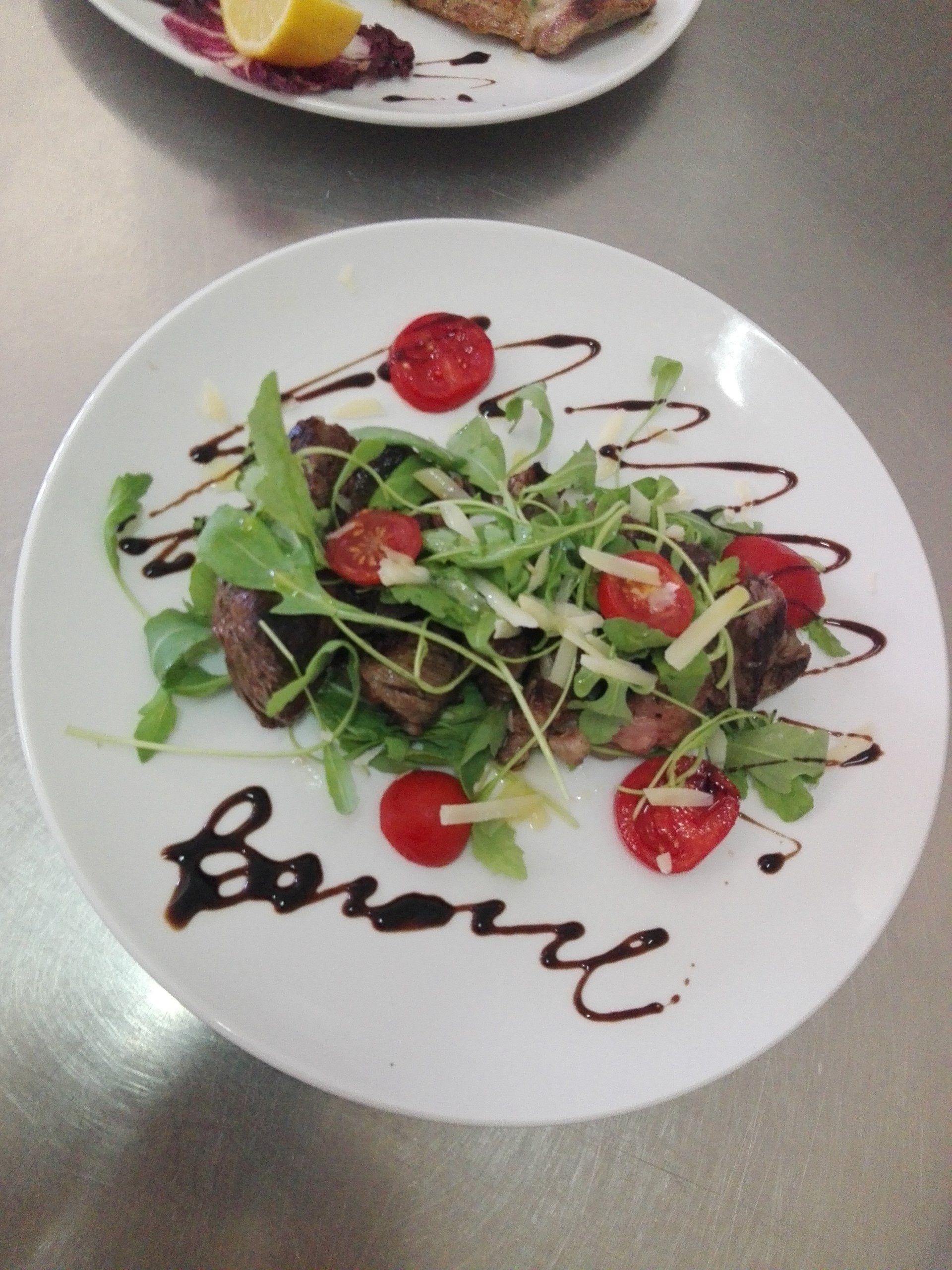 tagliata con rucola