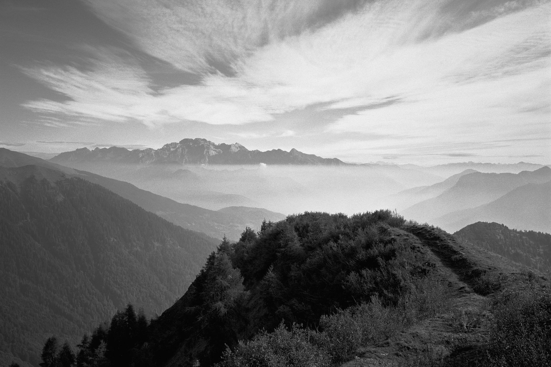 Da Malga Avalina verso il Brenta