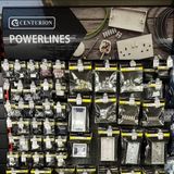 A display of centurion powerlines in a store.